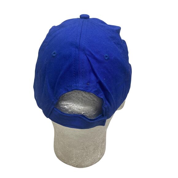 Bud Light Baseball Hat Mens One Size Blue White Spell Out Adjustable - Picture 2 of 9